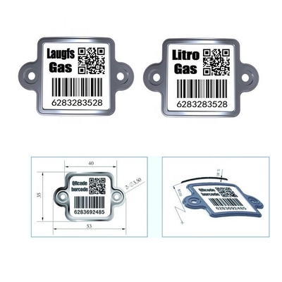 Exploración rápida durable de seguimiento de la resistencia PDA del rasguño de la etiqueta del código de barras del cilindro de gas del LPG QR