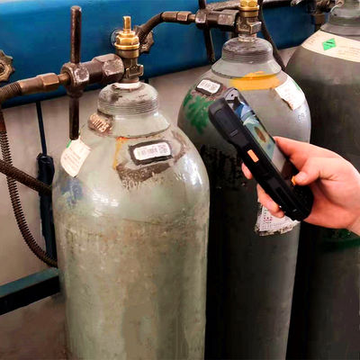 Activo que sigue el código de barras matálico-cerámico del cilindro para las botellas de gas industriales