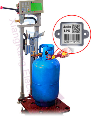 El cilindro de gas impermeable del LPG marca resistencia química de la protección con etiqueta ULTRAVIOLETA
