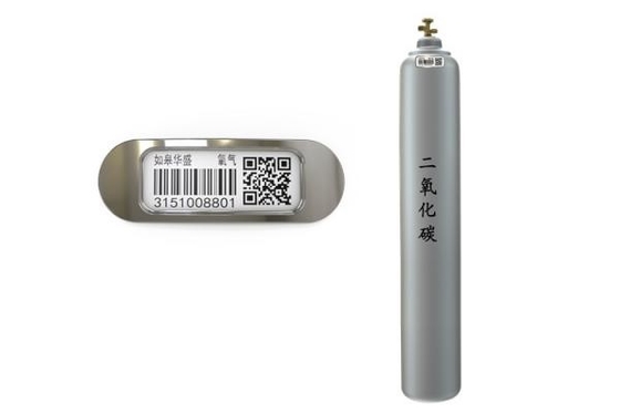 Cilindro de gas líquido que sigue la prueba de aceite del código de barras del código de Qr