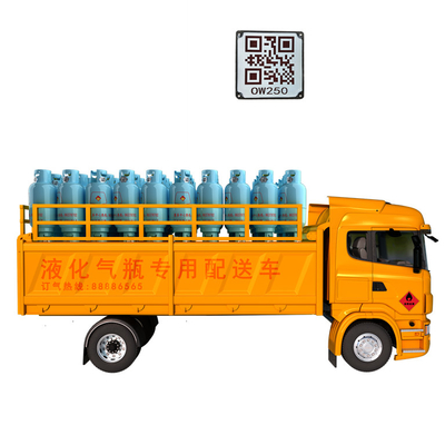 Etiqueta de seguimiento permanente 100x100m m del código de barras del cuadrado para el camión de reparto