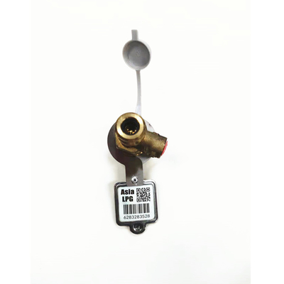 Código de barras impermeable permanente del metal para seguir el anillo ULTRAVIOLETA anti de la válvula de los cilindros del LPG que clava