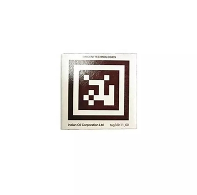 Etiqueta matálica-cerámica de seguimiento permanente del código de AR del cuadrado gestión de la memoria externa de 70 x de 70m m