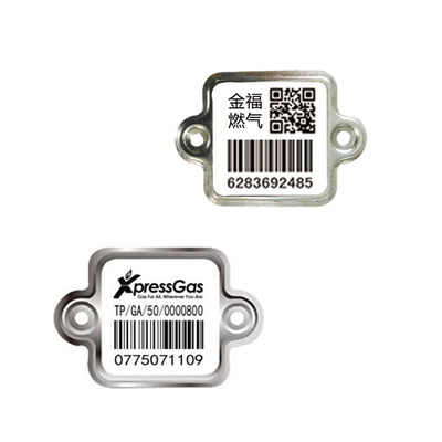 QR Code de la etiqueta del código de barras del cilindro de Xiangkang LPG que explora simplemente por el PDA o el móvil