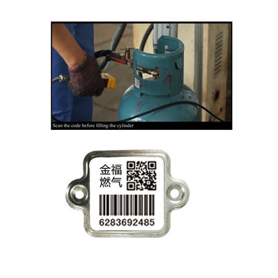 Etiqueta Digital Indentity del código de barras del cilindro de Xiangkang LPG que explora simplemente por el PDA o el móvil