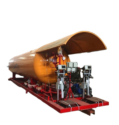 Planta de embotellamiento del gas de AC220V 100m3 Lpg con el pesaje 150kg